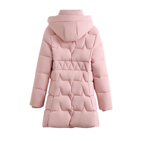 Women's Long Sleeve Women's Padded Jacket Long Frock Coat Casual Loose Long Sleeve Fashionable Warmth