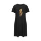 thumbnail image 5 of Camisón corto de talla grande para mujer, camisón de manga corta con estampado de pecho a la moda, camisón para mujer, 5 of 7