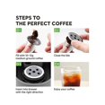 thumbnail image 2 of Filtre en Acier Inoxydable pour Machine à Café K - Plus (1 Trou), 2 of 5