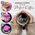 thumbnail image 5 of (4 Pack) Long Lasting Reusable K Cups for Keurig 2.0 and Keurig 1.0 Coffee Machines and Brewers.. Fits K200, K300/K350/K360,/K450/K460, K500/K550/K560., 5 of 6