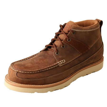 

Twisted X Mens Oiled Saddle Steel Toe Casual Shoe 13 Brown