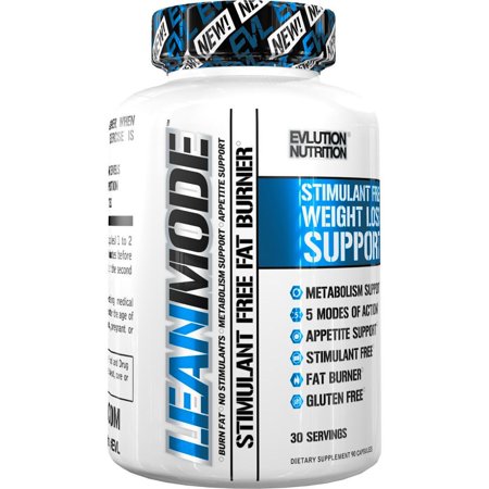 Evlution Nutrition Lean Mode Stimulant-Free Weight Loss Supplement, 90 Capsules