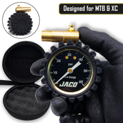 JACO MBX-60 Presta Tire Pressure Gauge for Bikes (Max 60 PSI) | MTB & XC Series