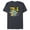 Navy Heather, variant on Star Wars Grogu Today I Am 4 Birthday - Short Sleeve Blended T-Shirt for Adults - Customized-Yellow