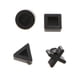 thumbnail image 3 of Parte inferior de cubierta de la almohadilla pies para la pieza de reparación de reemplazo de la PS4 Pro Yotijar Pieza del kit del juego de almohadillas inferiores, 3 of 7