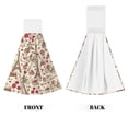 thumbnail image 2 of Sikiie Paris Vintage Hand Towel with Loop Hanging Towel Absorbent Tie Towels for Kitchen Tea Bar Bathroom Decor, 2 of 7