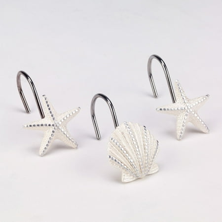Sequin Shells Shower Hooks Buttercup - Avanti&#174;