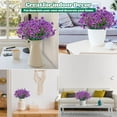 thumbnail image 4 of Nvzi 12 Pcs Artificial Flowers, Artificial Plants for Garden Home Wedding Farmhouse(Purple), 4 of 4