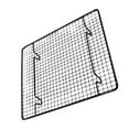 thumbnail image 3 of RENACLIPY Black Stainless Steel Cooling Rack Nonstick Grid Pattern for Baking Cakes Cookies and More 10.2×9.1×1.2in, 3 of 6