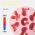 thumbnail image 3 of Juego de 3 moldes de silicona para donas, 7 cavidades, moldes para cubitos de hielo antiadherentes resistentes al calor para cupcakes, pasteles, galletas, muffins, bagels, chocolate, jaleas, dulces Fokelyi HY-1957, 3 of 6