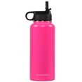 thumbnail image 2 of BalanceFrom Double-Wall Vacuum Insulated Stainless Steel Water Bottle, 3 Caps Included, Wide Mouth and Standard Mouth, Multiple Colors and Sizes, 2 of 9