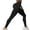 Black, variant on Stretch High Waist Yoga Pants for Women Lifting Solid Color Workout Leggings Lightweight Breathable Comfortable Fitness Gym Running Athletic Tights Black L