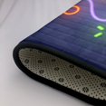 thumbnail image 4 of DouZhe Tapis de Zone de Jeu Néon Motif Zone de Jeux Tapis de Sol Antidérapant Lavable en Machine, Style Tapis Paillasson, 63x48 Pouces, 4 of 6