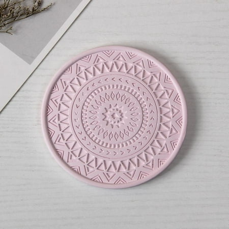 

[Big Clear!]Colorful Silicone Coasters Heat Resistant Tea Cup Mat Lots Drink Coffee Mug Mat Heat Proof Protecting Table Ornaments