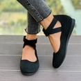 thumbnail image 5 of Miluxas 2025 Clearance! Flats for Women Clearance Round Toe Flat Shoes Dressy Black Ballet Flats Comfortable Womens Dress Shoes Ballerina Flats for Work, 5 of 9