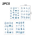 thumbnail image 2 of Mini tatuajes temporales falsos para dedos: diseños sencillos y pequeños, 8 hojas, 2 of 6