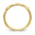 thumbnail image 2 of Real 14kt Yellow Gold Mens Claddagh Band Size: 10; for Adults and Teens; for Women and Men, 2 of 5