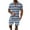 Light Blue, variant on Ediodpoh Men's Suits Male Casual Striped Ramp Print Two Piece Suit Zipper Short Sleeve Top Blouse Suit Drawstring Pocket Short Set Short Sets for Women White XXL