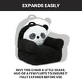 thumbnail image 3 of Delta Children Panda Cozee Buddy Chair, Black/White, 3 of 12