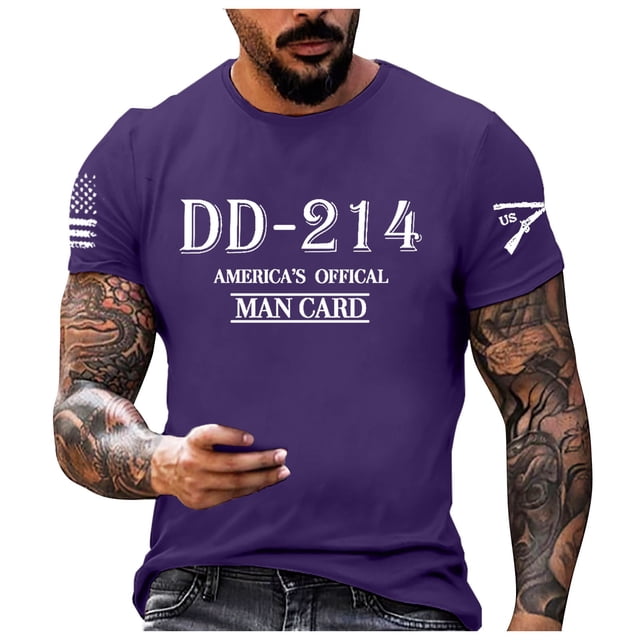 Playeras Cuello V Para Hombre, Camiseta De Manga Corta Con Cuello Redondo Y Estampado De Letras, Camisa De Moda Floral