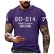 thumbnail image 1 of Playeras Cuello V Para Hombre, Camiseta De Manga Corta Con Cuello Redondo Y Estampado De Letras, Camisa De Moda Floral, 1 of 4