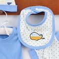 thumbnail image 4 of Caqnni Preemie Baby Boy Girl Baby Boy s 5-Piece Cotton Bodysuits Pants Set Unisex Gift Sets Fits to 0-3 Month Gifts Set Take Me Home Set Layette Set, 4 of 9