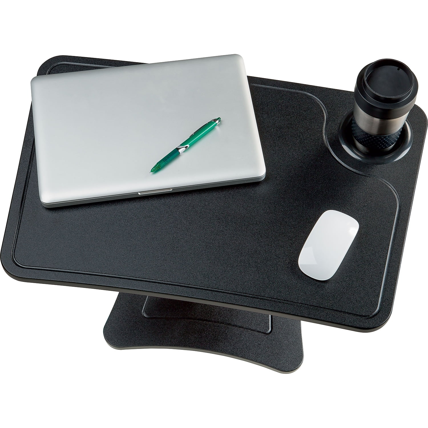 Victor Technology High Rise Adjustable Laptop Stand w/Storage Cup 21 x 13 x 15 3/4 Black DC240B