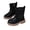 Black-05, variant on Owordtank Kids Ankle Boots for Girls Chunky Low Block Heel Short Dress Booties Kids Lightweight Hiking Shoes with Side Zipper