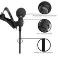 thumbnail image 1 of KA 2 PACKS Mini Microphone Condenser Clip-on Lapel Lavalier Mic Wired for Phone Laptop, 1 of 10
