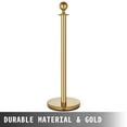 thumbnail image 4 of VEVOR 6pcs Gold Stanchion Post, 4 Red Velvet Ropes Queue Rope Barriers, 38in Crowd Control Barrier Queue Line,, 4 of 10