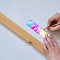thumbnail image 7 of Geometric Ruler,6 in Colorful Drafting Ruler, Measuring Ruler Set with Straight Rulers, Triangles & Protractor, for Office, Engineering, Architecture, Drafting Projects, 7 of 7
