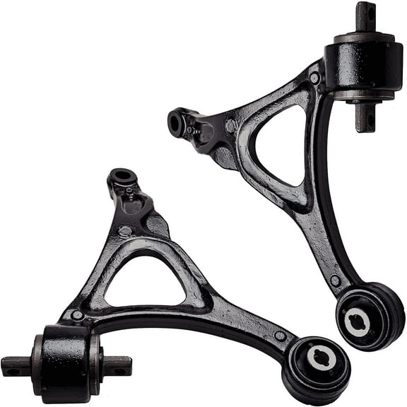 Detroit Axle - Front Driver and Passenger Side Lower Control Arms Replacement for 2003 2004 2005-2014 Volvo XC90