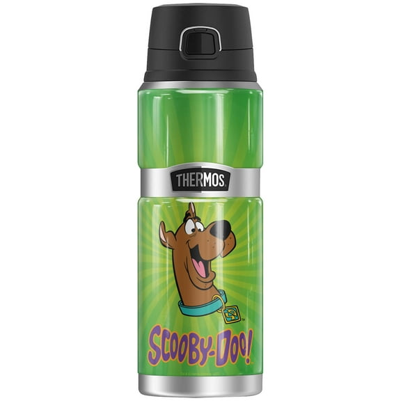 Scooby-Doo Burst, THERMOS STAINLESS KING Stainless Steel Drink Bottle, Vacuum insulated & Double Wall, 24oz