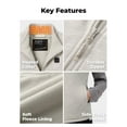 thumbnail image 4 of ORORO Heated Fleece Vest for Women with Battery, 4-Zone Heating Fleece Base Layer for Winter (White, M), 4 of 8