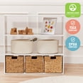 thumbnail image 5 of ECR4Kids Streamline 3-Shelf Double-Sided Storage Cabinet, 36in, Classroom Furniture, White Wash, 5 of 9