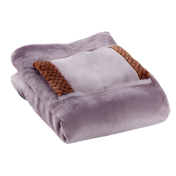 HIBIBUD Heated Blanket Soft Usb Blanket Machine Washable，Heated Electric Blanket Twin Size 60*80Cm，Fast Heating，Machine Washable，Warm and Cozy for Home Travel Office Heated Blanket Twin