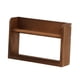 thumbnail image 4 of Estantería flotante de madera sencilla de pared para apartamento, oficina y sala de estar. Marrón 40CMX12CMX20CM, 4 of 9