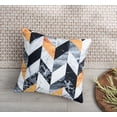 thumbnail image 5 of Ada Home Decor Decorative Square Throw Pillow 16" x 16", Marble Chevron Printed, 5 of 6