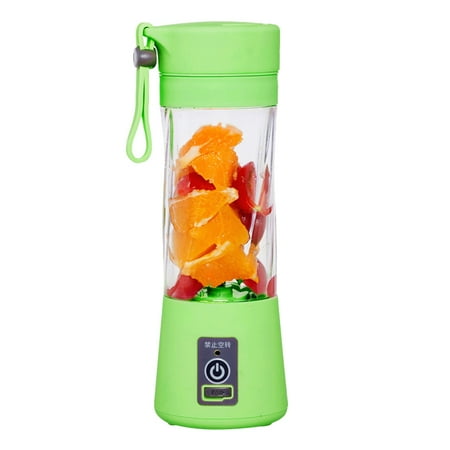 

XM Culture 380ml Electric Mini Fruit Juicer Cup USB Smoothie Maker Blender Shaker Bottle(Green)