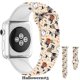 thumbnail image 2 of Correas deportivas de Halloween compatibles con Apple Watch para mujeres y hombres con estampado de calabaza y flores negras., 2 of 4