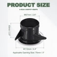 thumbnail image 2 of Uxcell Cache-Ventilation Rond 3 Pouces, 4 Pcs ABS Ventilations Réglables pour Maison, Blanc, 2 of 7