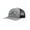 Heather Grey/Black Dad, variant on Men's Best Pop Pop Ever Father's Day Embroidered Patch Mesh Back Trucker Hat, Red/Black
