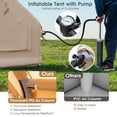 thumbnail image 6 of Infans Inflatable Camping Tent 2-6 People Cotton Glamping Tent for Family Camping, 6 of 7