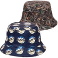 thumbnail image 3 of Busch Beer Label All Over Reversible Camo Text Bucket Hat, 3 of 6