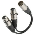 thumbnail image 4 of Audio Balanced XLR Cord, 3 Pin Audio Balanced Cable Stereo  For Audio Adapter, 4 of 8