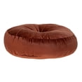 thumbnail image 4 of Parkland Collection Dorte 20x20" Round Fabric Floor Pillow in Burnt Orange, 4 of 6