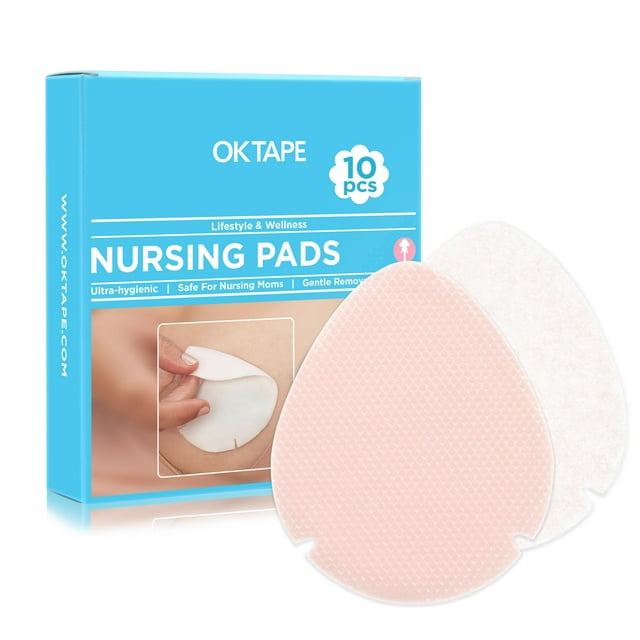 Almohadillas de lactancia OK TAPE Hydrogel, 10 unidades, refrescantes para aliviar el dolor