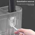thumbnail image 4 of Soporte para cepillo de dientes Dispensador de pasta de dientes automático montado en la pared Juego de exprimidor Tazas Organizador de cosméticos Cajón, Rosa kenally LF0143-03B, 4 of 6