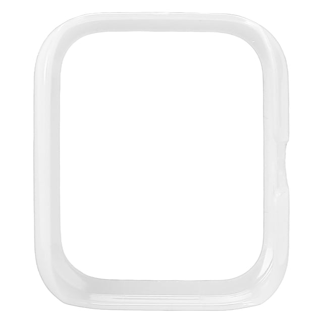 Coque Pare-Chocs Rigide Antichoc Protection de Montre Cadre Accessoire de Remplacement Compatible avec Amazfit Bip 3 Blanc