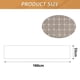 thumbnail image 2 of Table Runner Table Runner Boho Table Runner Pantalones de mesa de lino Fall Table Runner para Dresser Mesa de centro Comedor 13 x63, 2 of 5